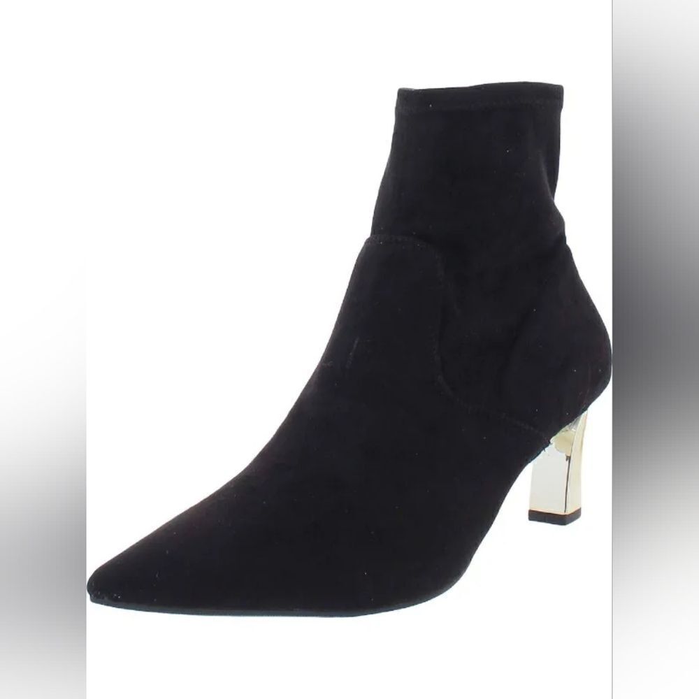 Alfani Bambey Womens Faux Suede Heels Ankle Boots